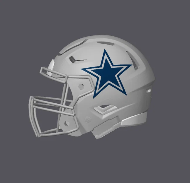 Mô hình mũ bảo hiểm bóng bầu dục Dallas Cowboys - Speed Flex - Image 2