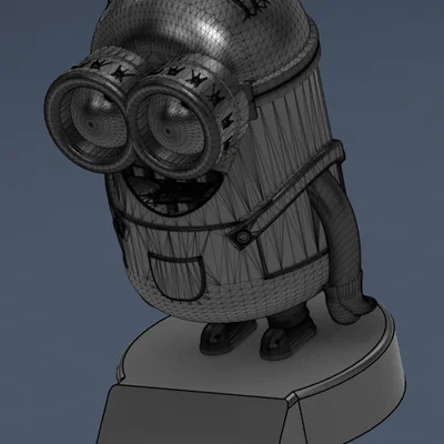 Mô hình cúp Minion 3D độc đáo để trang trí và làm quà tặng