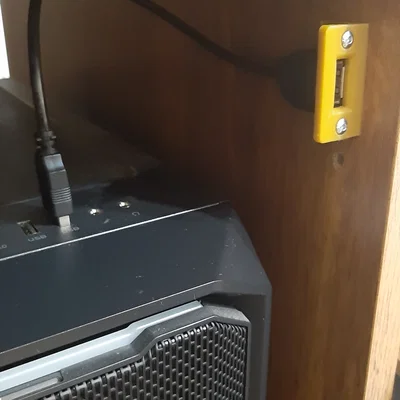 Ngàm gắn dây cáp mở rộng USB tiện lợi cho góc làm việc