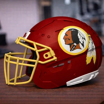 Mũ bảo hiểm bóng bầu dục Washington Redskins - Phong cách F7