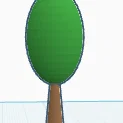 Mô hình cây cảnh trang trí tối giản (Weird looking tree) file in 3D