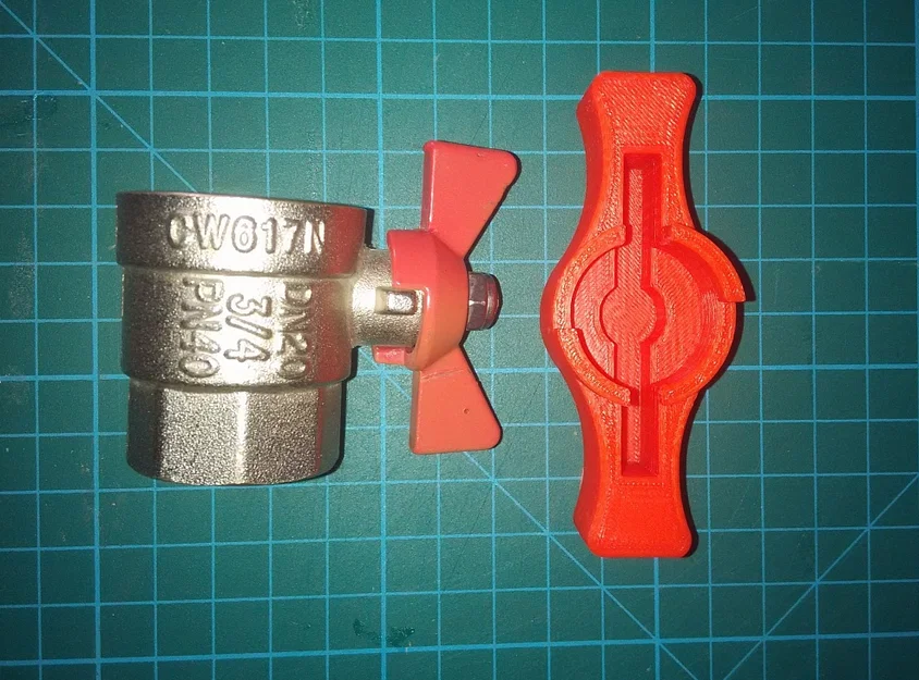 Tay cầm mở rộng cho van bi (Crank cover) - In 3D tiện ích - Image 1