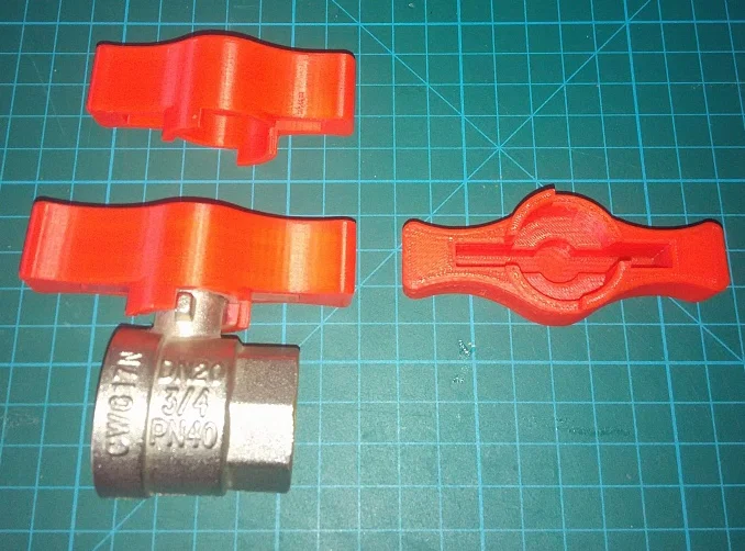 Tay cầm mở rộng cho van bi (Crank cover) - In 3D tiện ích - Image 2