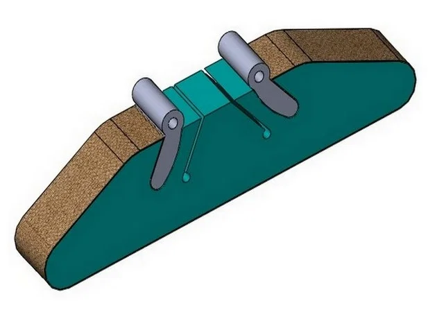 Dụng cụ kẹp giấy nhám in 3D tùy chỉnh kích thước - Image 2