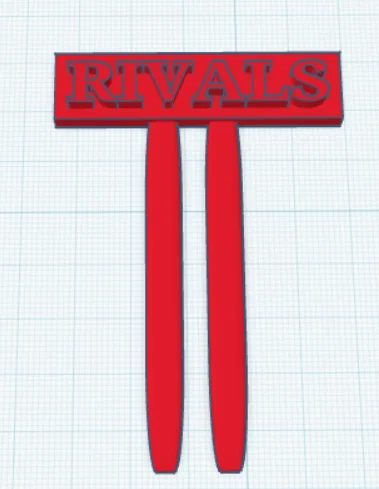 Kẹp đánh dấu trang sách (Bookmark) thiết kế RIVALS - In 3D độc đáo - Image 1