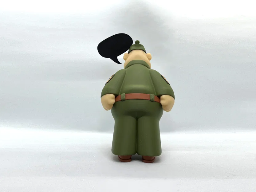 Mô hình 3D Sergeant Snorkel (Beetle Bailey) - Image 7