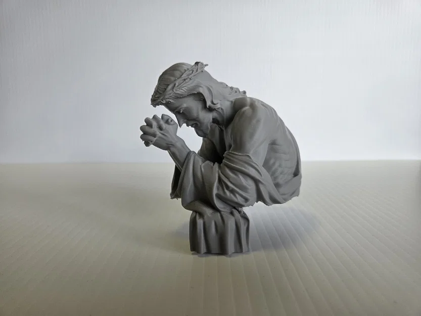 Mô hình in 3D Chúa Giê-su cầu nguyện tinh xảo để bàn - Image 2