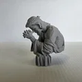 Mô hình in 3D Chúa Giê-su cầu nguyện tinh xảo để bàn - Thumbnail 2