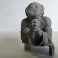 Mô hình in 3D Chúa Giê-su cầu nguyện tinh xảo để bàn - Thumbnail 3