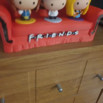 Logo Friends (vừa vặn với ghế sofa cho mô hình bobble head McDonald's)