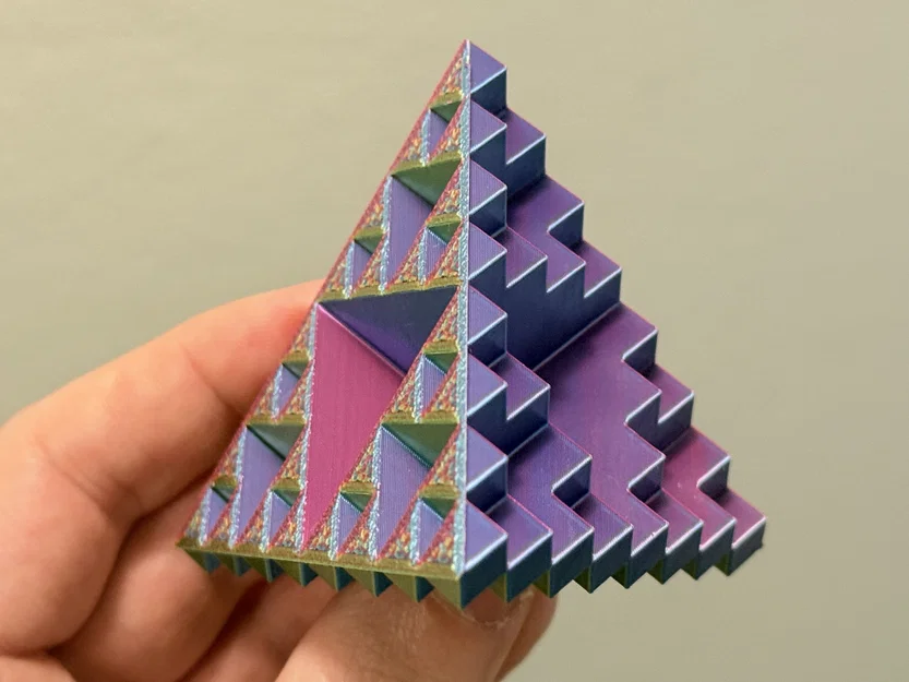 Sierpiński Tetrahedron Lắp Ghép Từ Khối Lập Phương | Cấp Độ 3 - Image 4