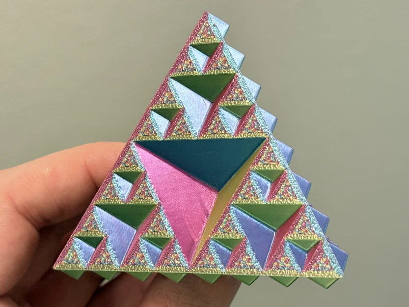 Sierpiński Tetrahedron Lắp Ghép Từ Khối Lập Phương | Cấp Độ 3 - Image 5