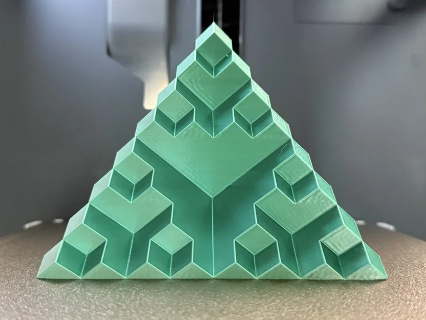 Sierpiński Tetrahedron Lắp Ghép Từ Khối Lập Phương | Cấp Độ 3 - Image 10