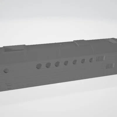 Mô hình đầu tàu xe lửa 3D sắc nét cho người đam mê mô hình
