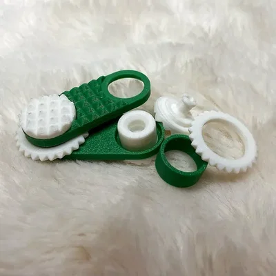 Knurl-Grip Fidget: Đồ chơi giảm căng thẳng & tạo cảm giác tay