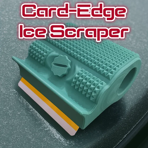Dụng cụ cạo băng Card-Edge - Ngàm giữ thẻ quà tặng cạo kính chắn gió - Image 1