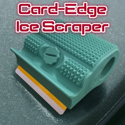 Dụng cụ cạo băng Card-Edge - Ngàm giữ thẻ quà tặng cạo kính chắn gió