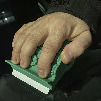 Dụng cụ cạo băng Card-Edge - Ngàm giữ thẻ quà tặng cạo kính chắn gió