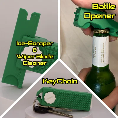 Đa năng cụ bỏ túi PocketPilot 10-trong-1 (Ice Scraper EDC)