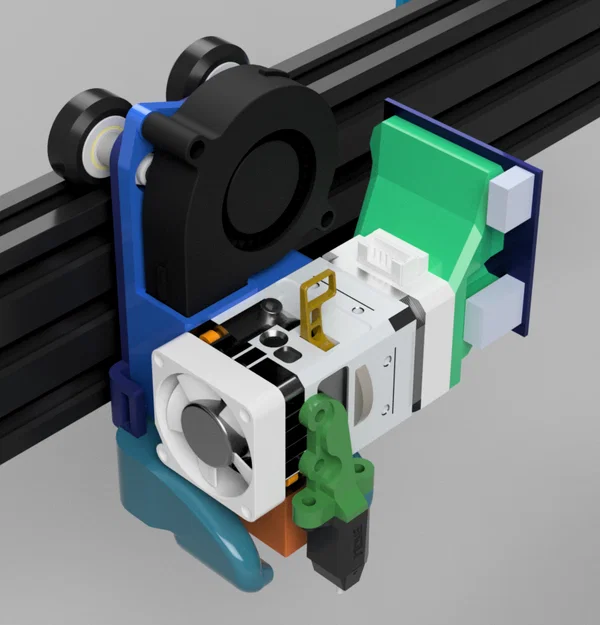 Adapter đầu đùn BIQU H2, tùy chọn ray trượt, nâng cấp cho Sidewinder X1/X2 - Image 3