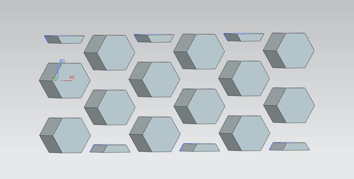 Mẫu họa tiết Inverted Honeycomb - Image 1