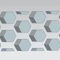 Mẫu họa tiết Inverted Honeycomb - Thumbnail 1