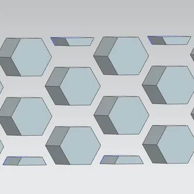 Mẫu họa tiết Inverted Honeycomb