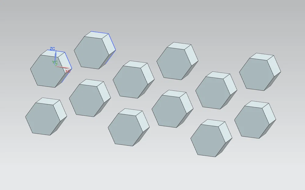 Mẫu họa tiết Inverted Honeycomb - Image 2