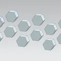 Mẫu họa tiết Inverted Honeycomb - Thumbnail 2