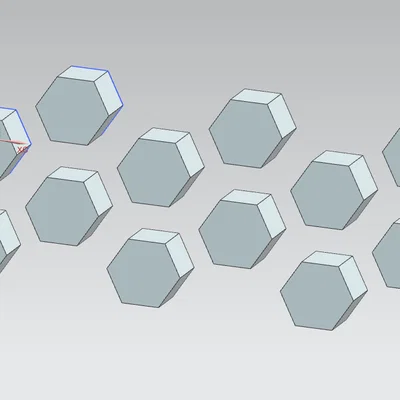 Mẫu họa tiết Inverted Honeycomb