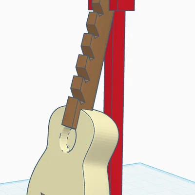 Giá đỡ phím gảy guitar (guitar pick holder) in 3D độc đáo