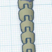 Mô hình bút lông khớp nối linh hoạt (ruszające się pióro)