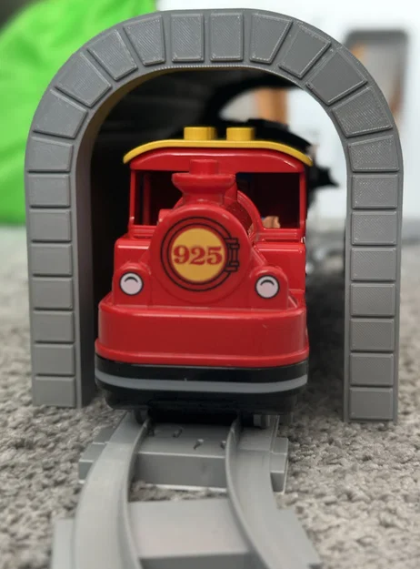 Đường hầm tàu hỏa DUPLO – Phụ kiện mở rộng từ bìa carton - Image 4