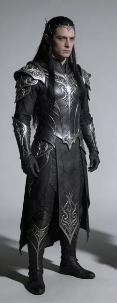 Mô hình chiến binh Elf Noldor 1 (LOTR style) cho in 3D tỉ lệ 1:24 - Image 1