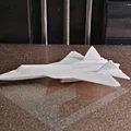 Mô hình máy bay chiến đấu SU-57 in 3D chất lượng cao - Thumbnail 1