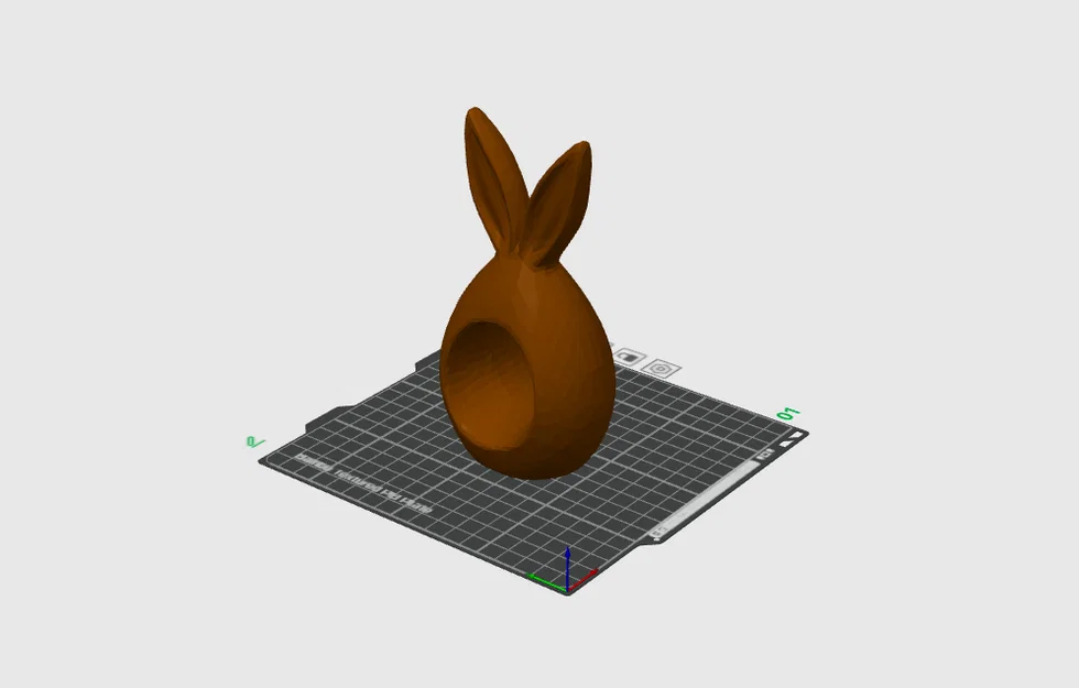 Tượng Chú Thỏ Phục Sinh Tối Giản – Mô Hình Điêu Khắc Hiện Đại In 3D - Image 2