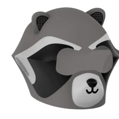 Mũ bảo hiểm trẻ em hình gấu mèo (Raccoon Helmet) cho bé yêu