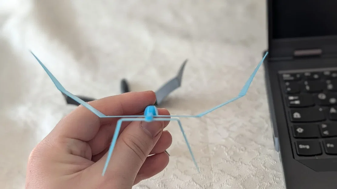 Mô hình máy bay Batman siêu nhẹ 4g - In 3D nhanh chóng và giải trí - Image 2