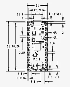 Đế gắn Raspberry Pi Pico (Mounting Plate) thiết kế chắc chắn - Image 2