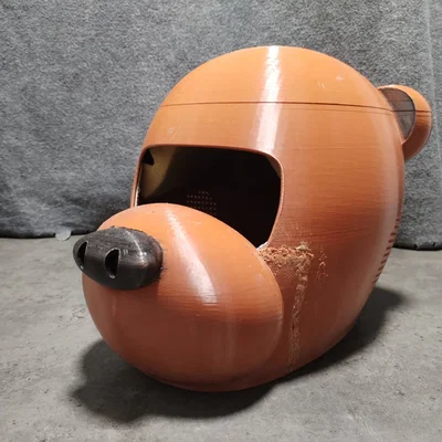 Mũ bảo hiểm hình đầu Gấu cho trẻ em