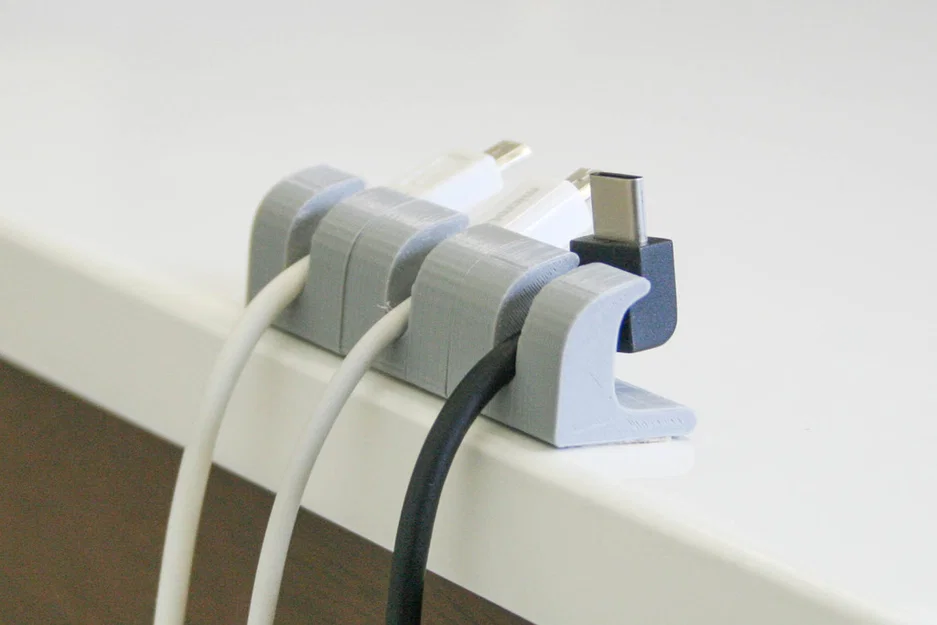 Giá đỡ cáp USB gọn gàng cho bàn làm việc - Image 4