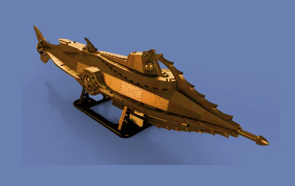 Mô hình tàu ngầm Nautilus - Tái hiện kỳ quan dưới đáy biển - Image 3