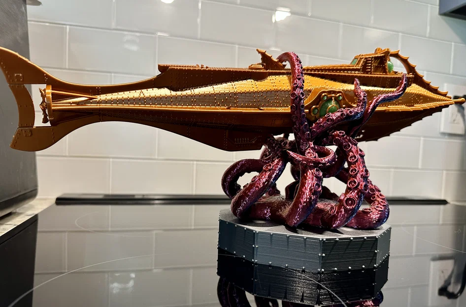 Đế giữ mực (Squid Stand) cho mô hình tàu Nautilus - Image 2