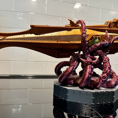 Đế giữ mực (Squid Stand) cho mô hình tàu Nautilus