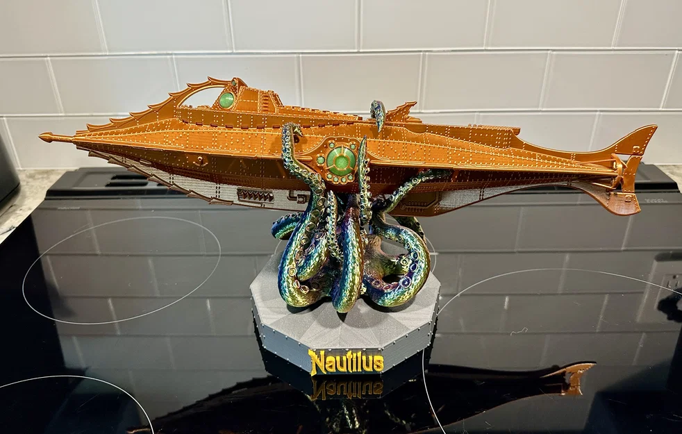 Đế giữ mực (Squid Stand) cho mô hình tàu Nautilus - Image 3