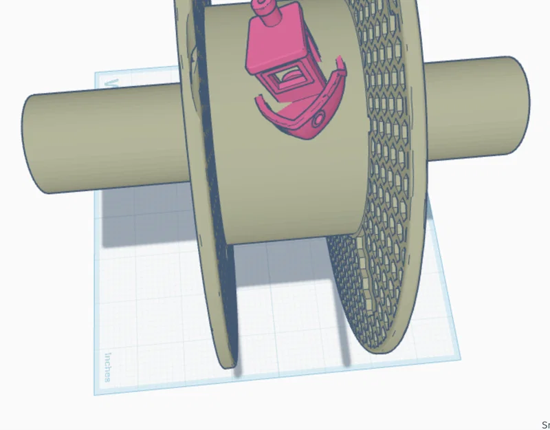 Spool Roller - Trục lăn đỡ cuộn nhựa cho máy in 3D trơn tru - Image 1
