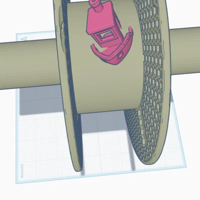 Spool Roller - Trục lăn đỡ cuộn nhựa cho máy in 3D trơn tru
