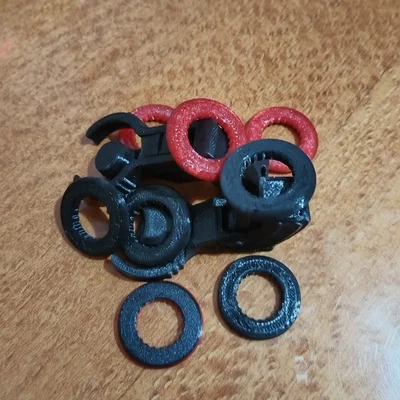Mô hình súng bắn đĩa mini in 3D giải trí cực vui