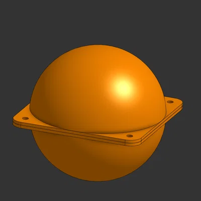 Bộ khuôn in 3D làm đá viên hình cầu 100mm - Sphere Ice Molds