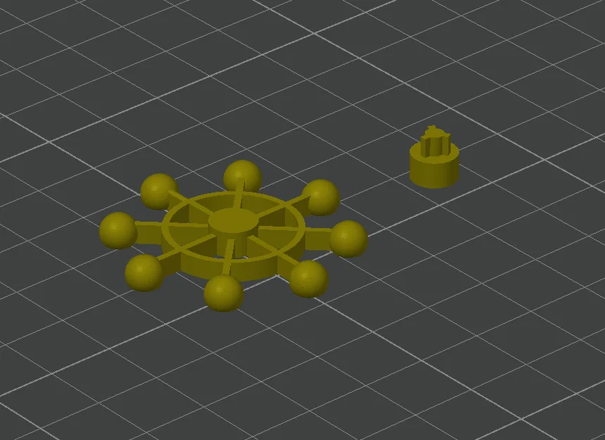 Bánh xe hỗ trợ núm vặn đùn nhựa cho Ender 3 V3 KE - Image 1